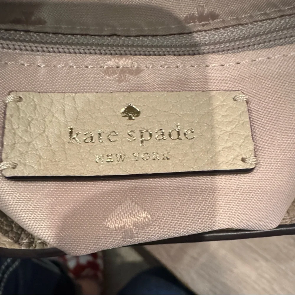 Kate Spade Leila leather & shearling backpack Rare